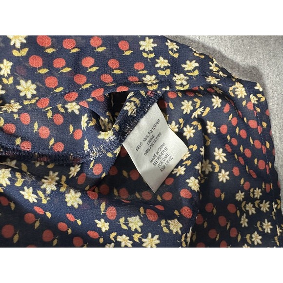 ModCloth Womens Shift Dress L Multi-Color Floral Knee Length Sleeveless‎ - Picture 8 of 8